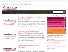 Tablet Screenshot of okerja.com